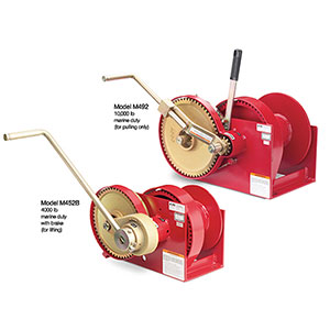 Double Reduction Spur Gear Hand Winches