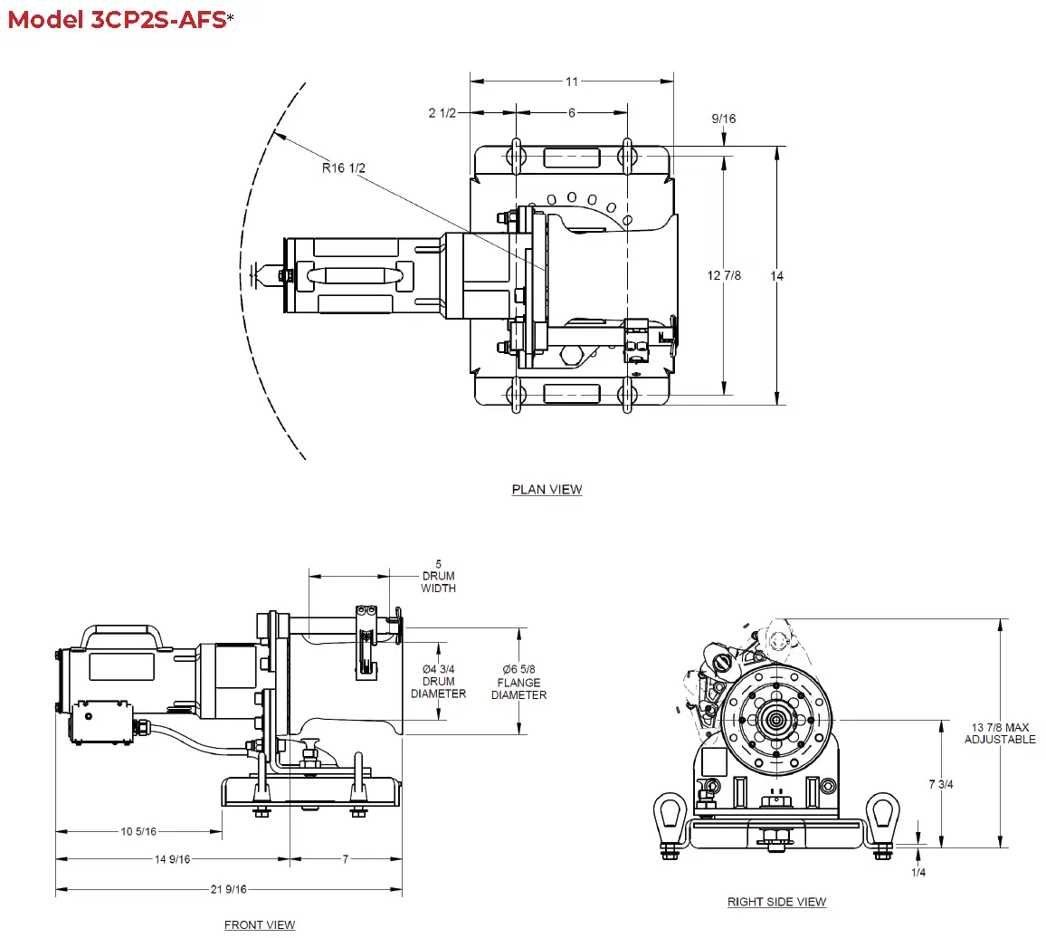 Capstan Dimensions 2